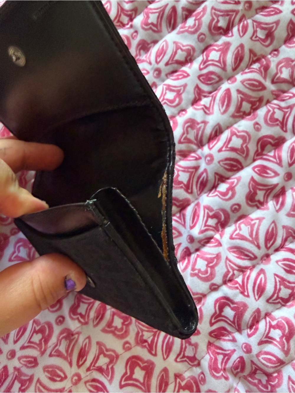 Y2K Vintage Black Zucchino Monogram Fendi Mini Purse and Matching Wallet - Picture 8 of 14